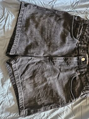 Zara Black Denim Waistband Detail
